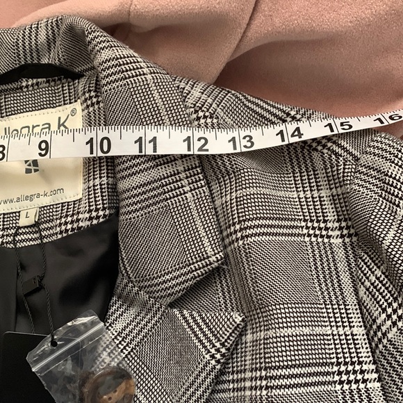 NWT Plaid Light Coat - Picture 7 of 10